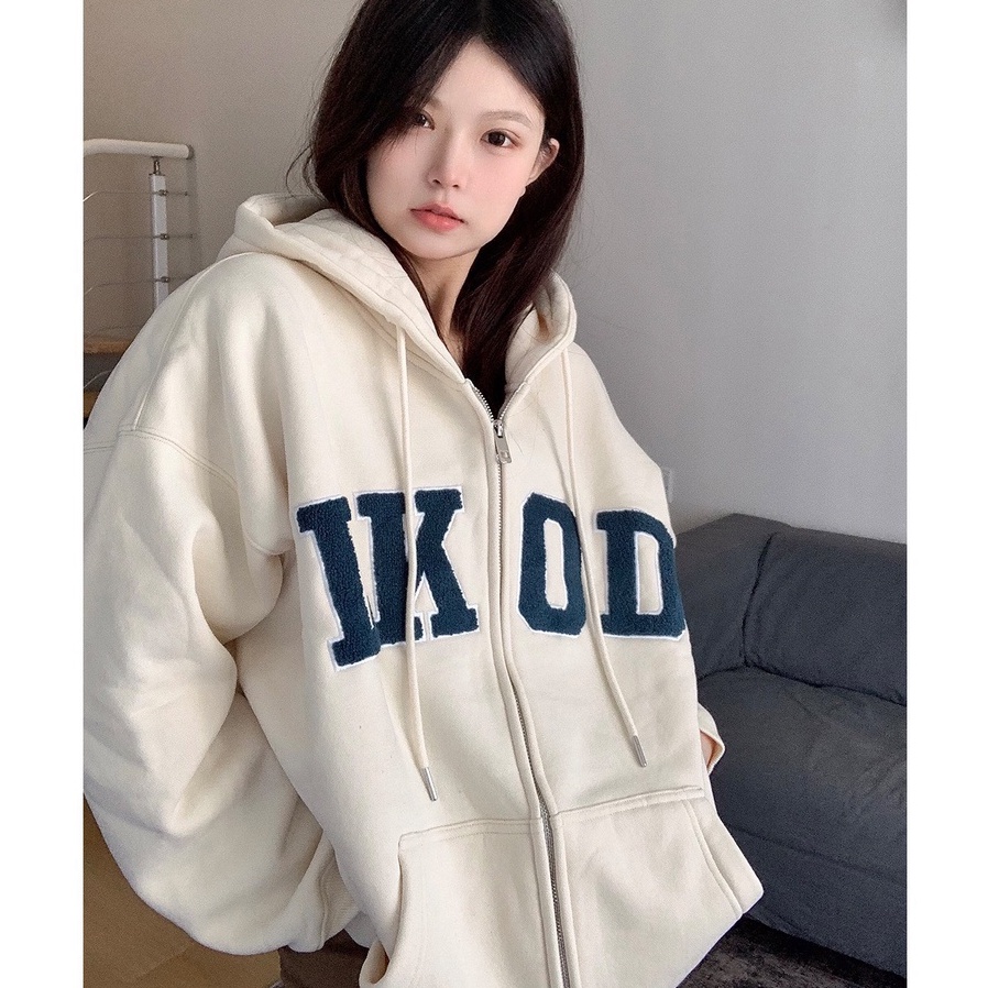 Áo Nỉ Hoodie 3 Màu LKOD Chữ Thêu Xù, Áo Hoodie Mũ Rộng Mẫu Mới 2022 𝘽𝙮.𝘾𝙖𝙢𝙘𝙖𝙢