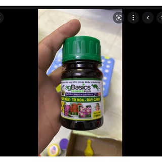 Phân bón hữu cơ agbasics nhập khẩu từ úc - rong biển ag basics seaweed plus – mập mầm, to hoa, dày cánh - chai 100 ml