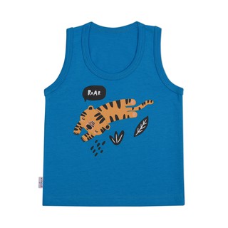 Áo ba lỗ in keo màu bé trai 0181 (Hình in ngẫu nhiên) - HELLO BnB