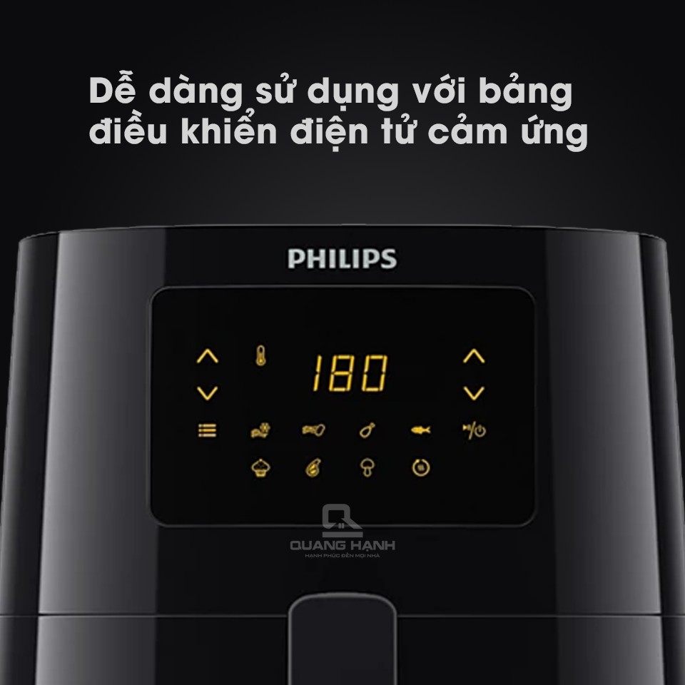 Nồi chiên không dầu thế hệ mới Philips HD9252 Hàng chính hãng