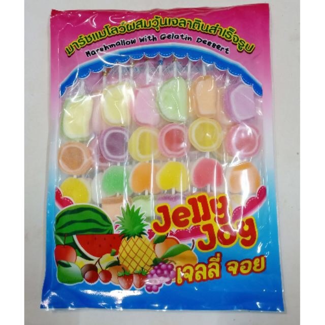 1 Xiên / Kẹo Dẻo Trái Cây Thái Lan Jelly Jog / 1 Xiên