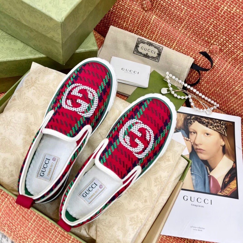 Giày lười nam Gucci GG 2021 cao cấp phong cách cổ điển cá tính