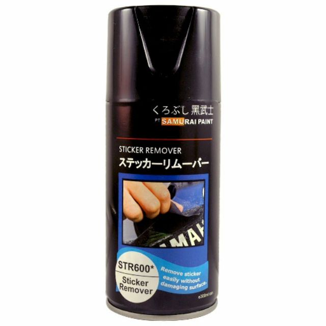 STR600 _ Chai tåy keo Samurai STR600* tẩy sạch keo dán xe _ Sticker Remover