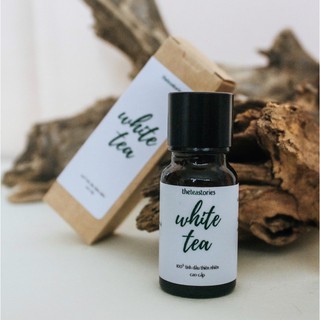 Tinh dầu trà trắng (white tea) 10ml kèm thiệp xinh xắn - Liệu pháp mùi hương