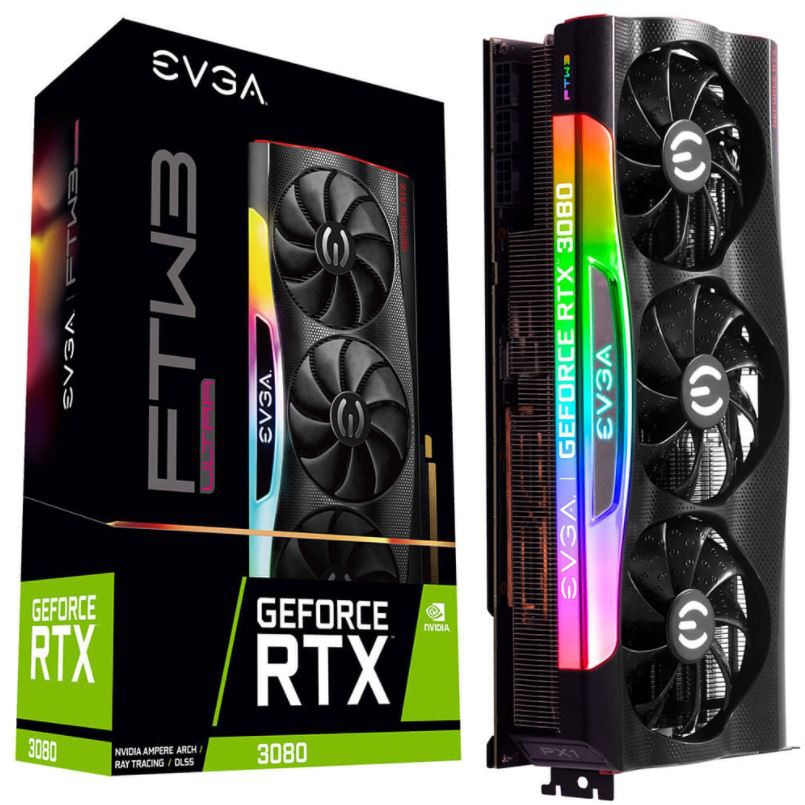 Card màn hình EVGA GeForce RTX 3080 FTW3 ULTRA GAMING – 10GB