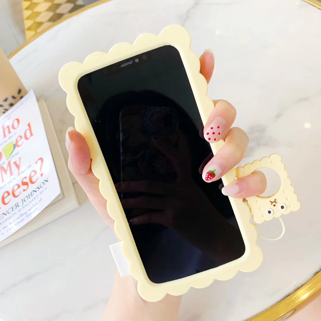 Ốp Điện Thoại Nhựa Mềm Hình Bánh Quy Cho iPhone14 13 12 Mini 11 PRO MAX 6 / 6s / 8plus X / XS XR XSMAX # HG778