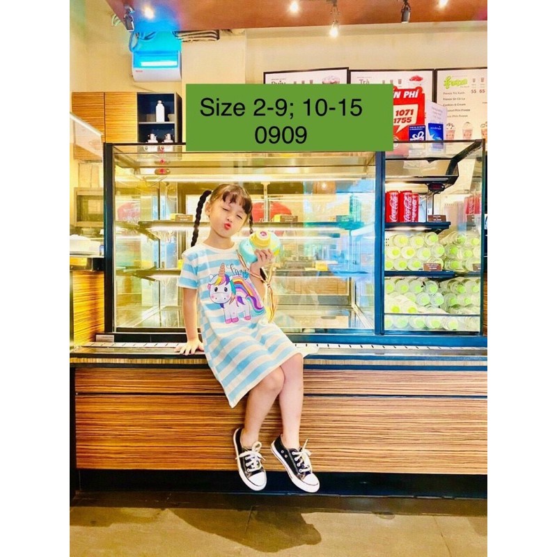 Đầm thun Pony 12-34kg