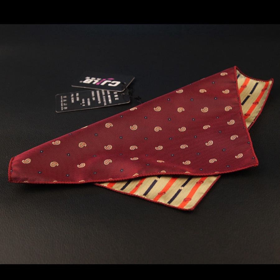 Khăn Tay Bỏ Túi EFAN Từ Polyester Kiểu Cổ Điển Dành Cho Nam Khi Dự Tiệc Cưới Kích Thước 24x24cm