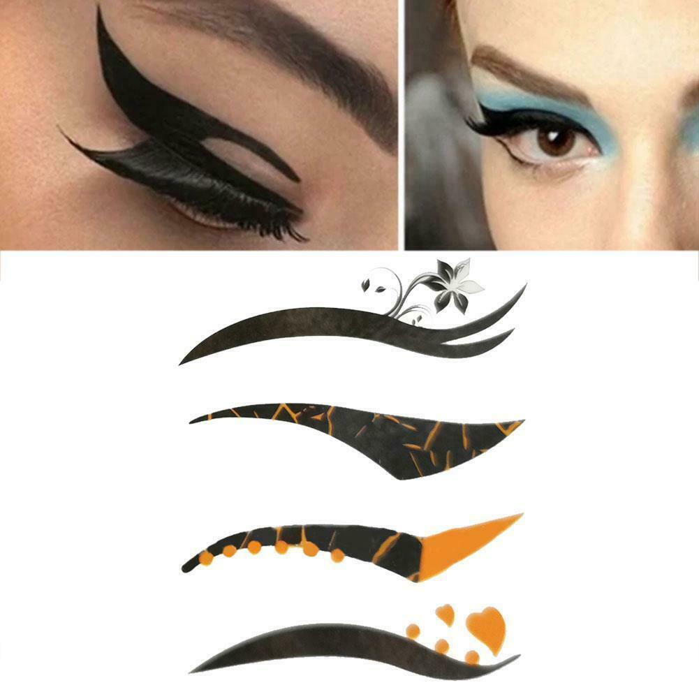 Eye Shadow Eyeliner Stickers 4 Pairs Eye Makeup Lazy Eyeliner Sticker Z1U5