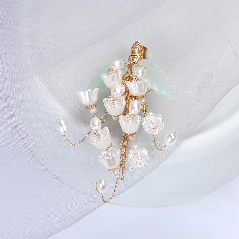 1 Trâm Cài Tóc Hình Hoa Lan Phong Cách Cổ Điển Cho Bé Gái