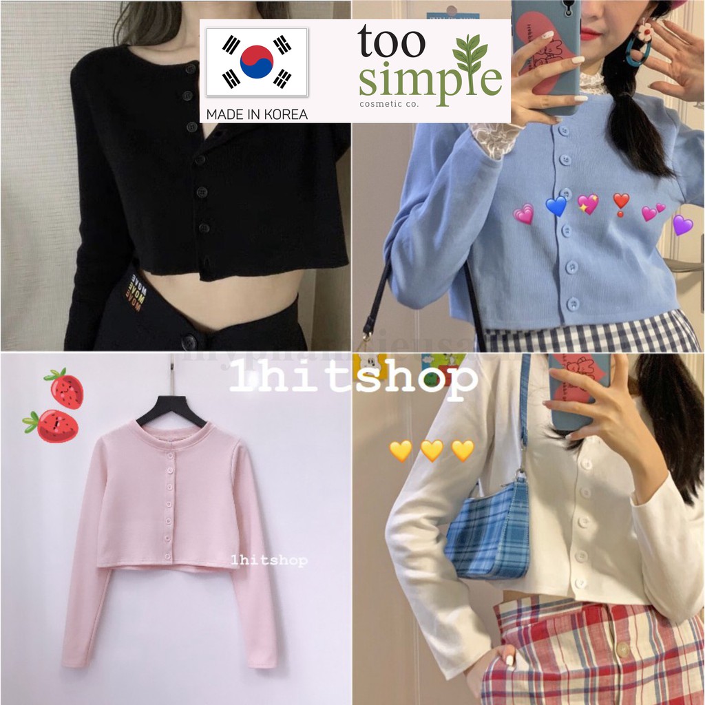 Áo Croptop YAN Tay Dài Nữ 1hitshop