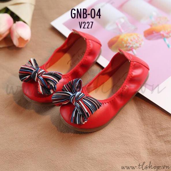 GIÀY BÚP BÊ CÔNG CHÚA ĐÍNH NƠ V227