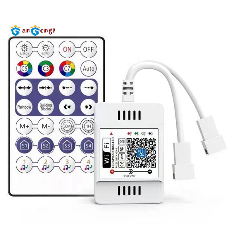 Bộ điều khiển từ xa DC5V-24V 28 phím RF cho dây đèn LED WS2812B WS2811 RGB