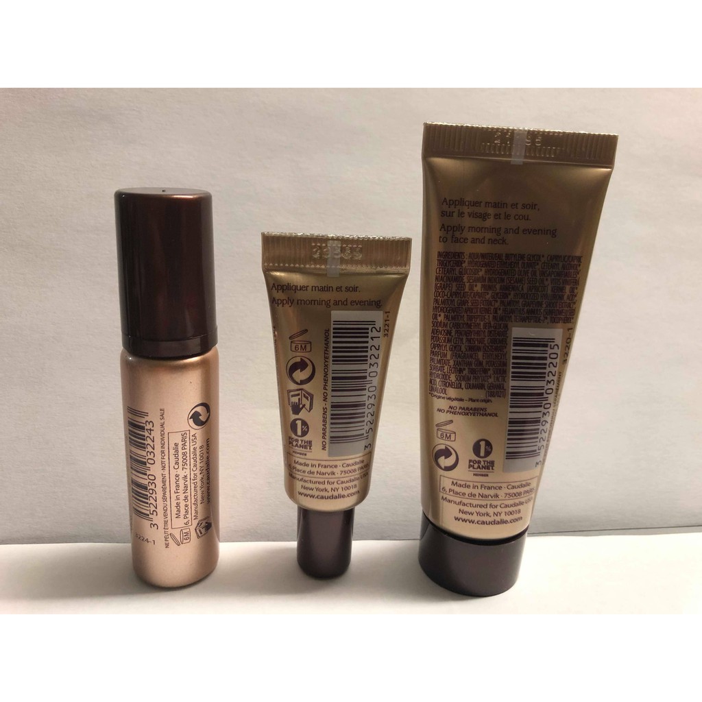 Set serum kem dưỡng kem mắt chống lão hoá NEW Caudalie Premier Cru Sephora 3 món