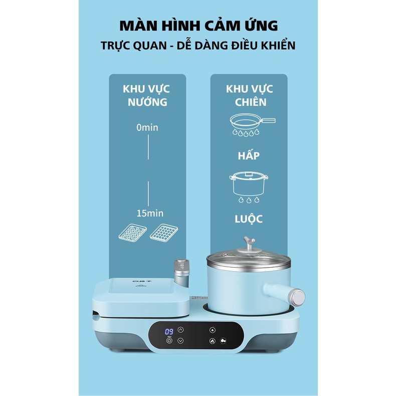 Máy làm Đồ ăn sáng Yangzi Cao Cấp 3 In 1