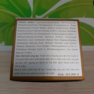 KEM DƯỠNG TRẮNG TÁI TẠO DA, NGĂN NGỪA LẢO HÓA, GIỮ ẨM CHO DA CAO CẤP 18G NGUYỄN QUÁCH Tem giá: 101.000đ
