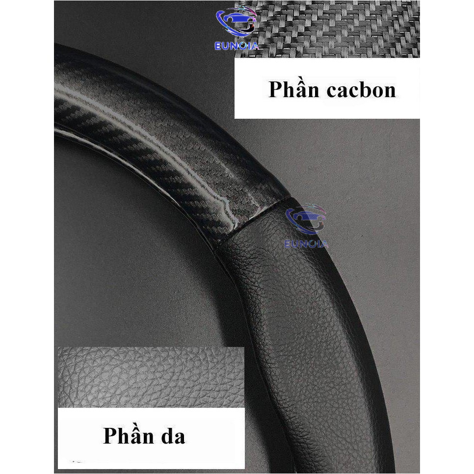 Bọc vô lăng Toyota Vios, Innova, Fortuner, Camry, Altis, Yaris, Land Cruise, Hilux, Avalon, Trùm vô lăng cacbon bảo vệ
