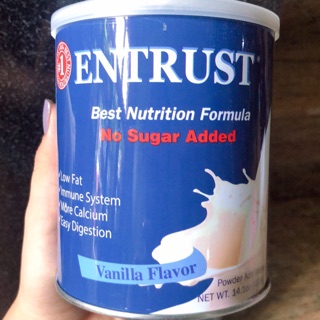 Sữa Entrust dành cho người tiểu đường và ăn kiêng