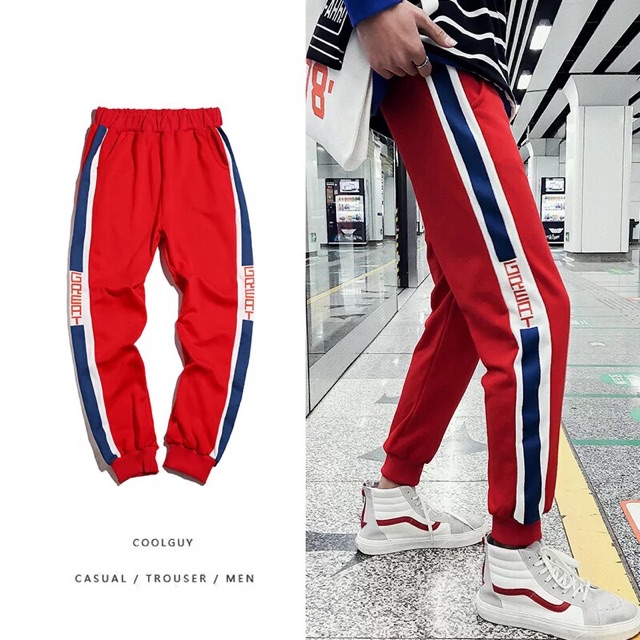 Quần jogger Nỉ unsiex Chữ Giữa nam nữ phong cách ulzzang Wind | BigBuy360 - bigbuy360.vn
