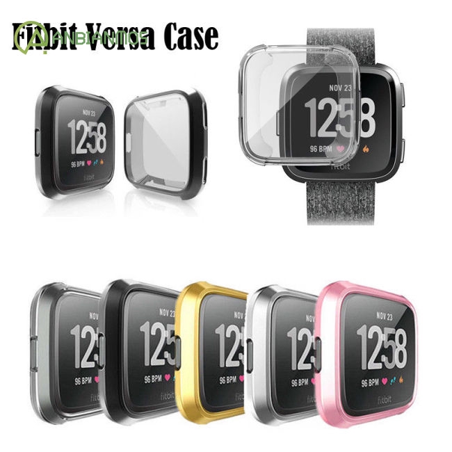 Khung viền Silicone bảo vệ màn hình đồng hồ thông minh Fitbit versa