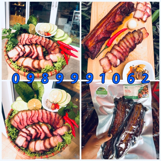 ĐẶC SẢN TÂY BẮC: BA CHỈ GÁC BẾP 500G | BigBuy360 - bigbuy360.vn