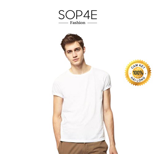 Áo thun nam nữ trơn cổ tròn Unisex NoB Sop4E Fashion | BigBuy360 - bigbuy360.vn