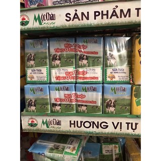 [CHÍNH HÃNG] SỮA TƯƠI MỘC CHÂU CÁC VỊ (Lốc 4 hộp 110ml)