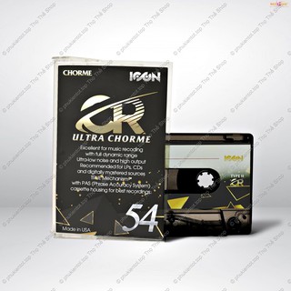 Băng cassette trắng CHORME ICON MAXELL CR54 - USA Chính hãng