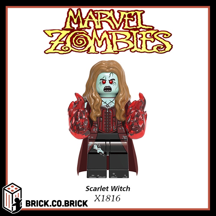 Lego Marvel Zombies Đồ Chơi Lắp Ráp Minifigures Siêu Anh Hùng Zombie Cương Thi Bản Mới Nhất X0325 Captain Doctor Strange