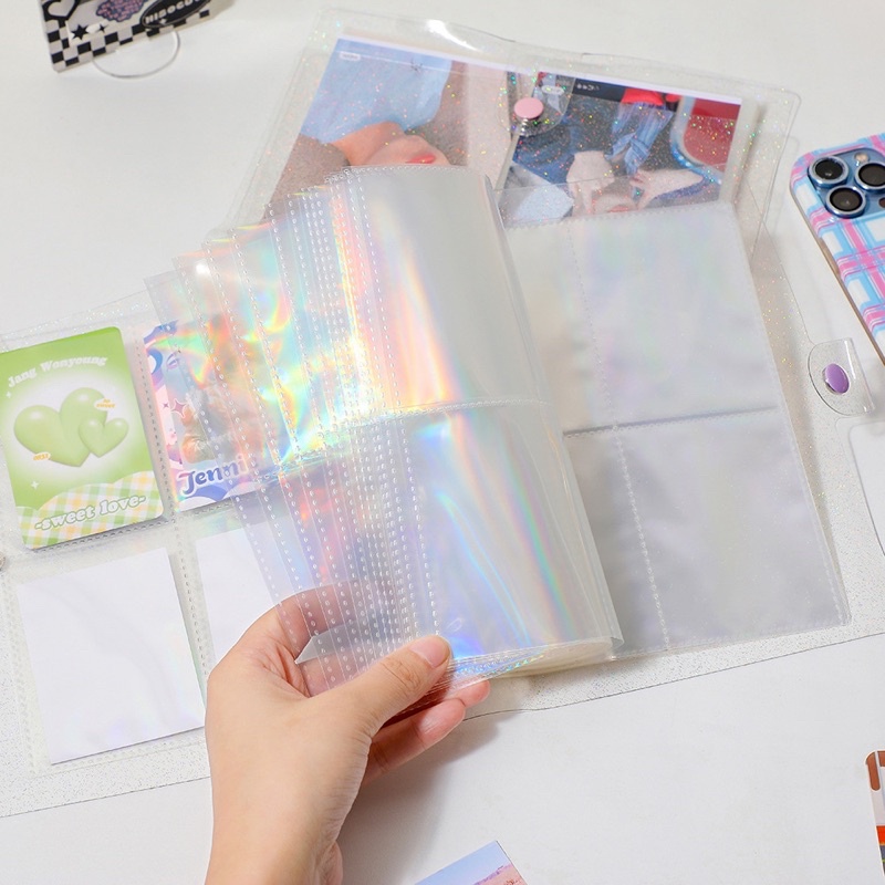 Binder nhũ A5 6 còng pastel xinh xắn