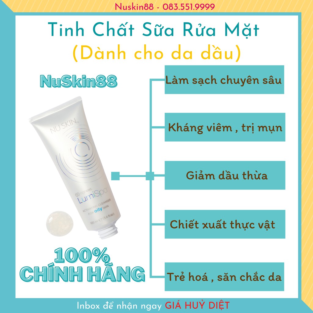 Sữa rửa mặt dành riêng cho máy rửa mặt ageLOC LumiSpa