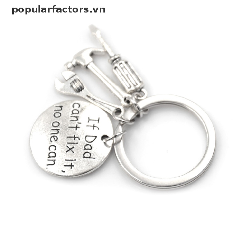 Móc Khóa In Chữ If Dad Can 'T Fix It No One Can Hand Tool Làm Quà Tặng Dadaddy