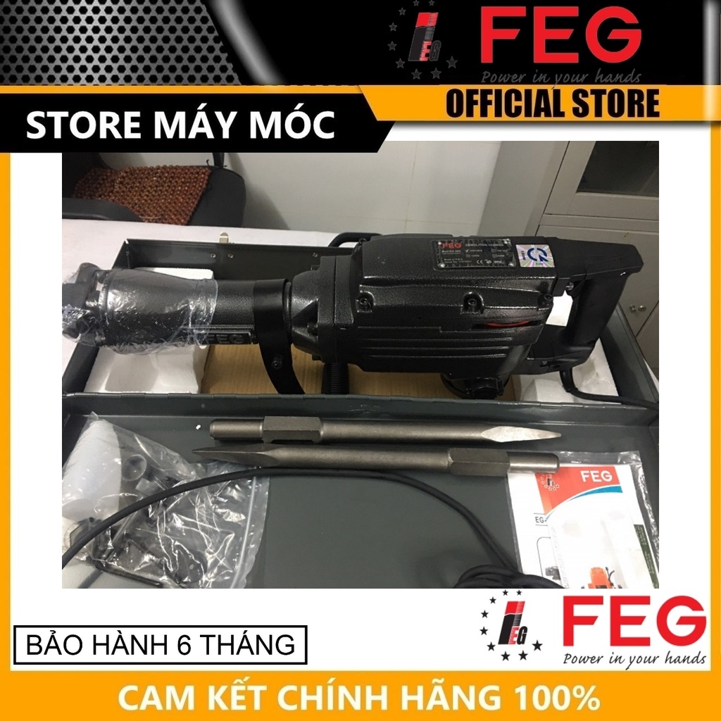MÁY ĐỤC BÊ TÔNG 1240W 65MM FEG EG-585- HÀNG CHÍNH HÃNG