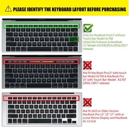 Silicone Miếng Dán Bảo Vệ Bàn Phím Cho Macbook Pro 13 A1708 2016 2017