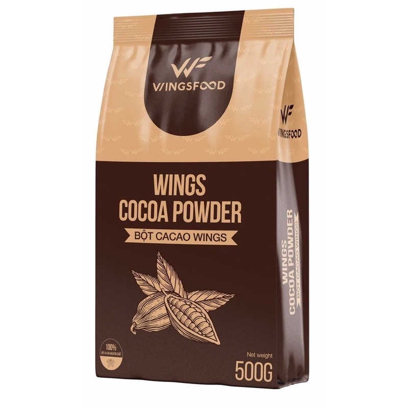 Bột cacao nguyên chất Wings 500g