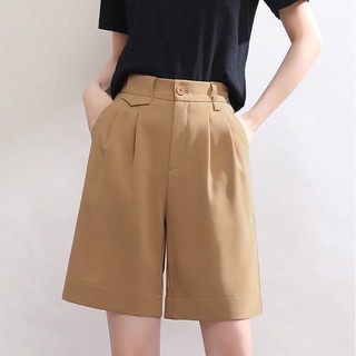 Quần short lửng ống rộng cạp cap chất RUBY cao cấp