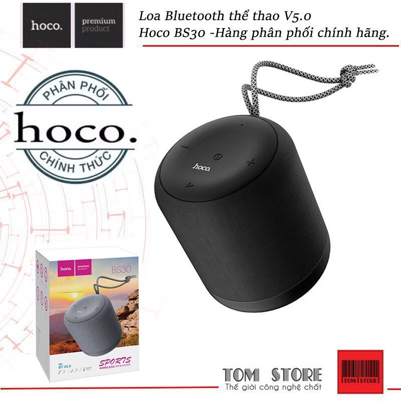 Loa Bluetooth thể thao V5.0 Hoco BS30 hỗ trợ đàm thoại, thẻ nhớ ngoài, loa bluetooth cầm tay mini