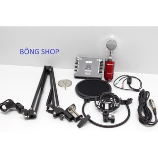 Combo sound card thu âm/Karaoke/Livestream online chuyên nghiệp XOX K10 - SC1231045