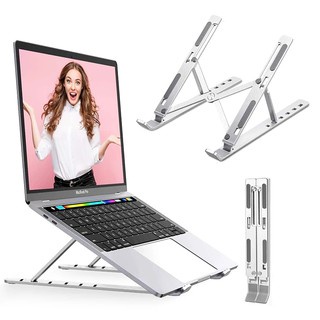 Giá đỡ laptop máy tính xách tay tản nhiệt 8 cấp độ điều chỉnh được chống trượt có thể gấp gọn