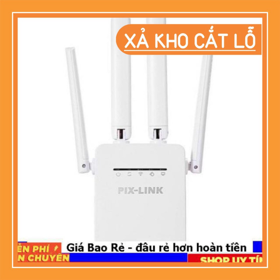 Bộ kích sóng giá rẻ (Xả Kho) Kích sóng pix-link 4 anten WR08