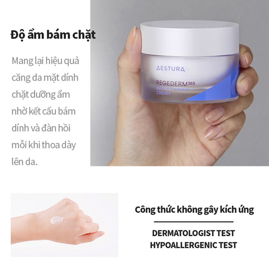 Kem dưỡng giúp cải thiện làn da Aestura Regederm365 Repair Firming Cream 50ml Daily Beauty Official