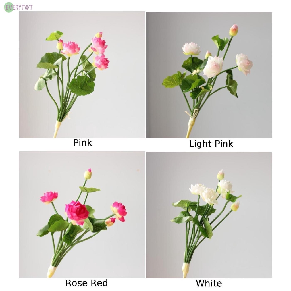 Hoa Sen Giả Bằng Lụa 32cm Dùng Trang Trí