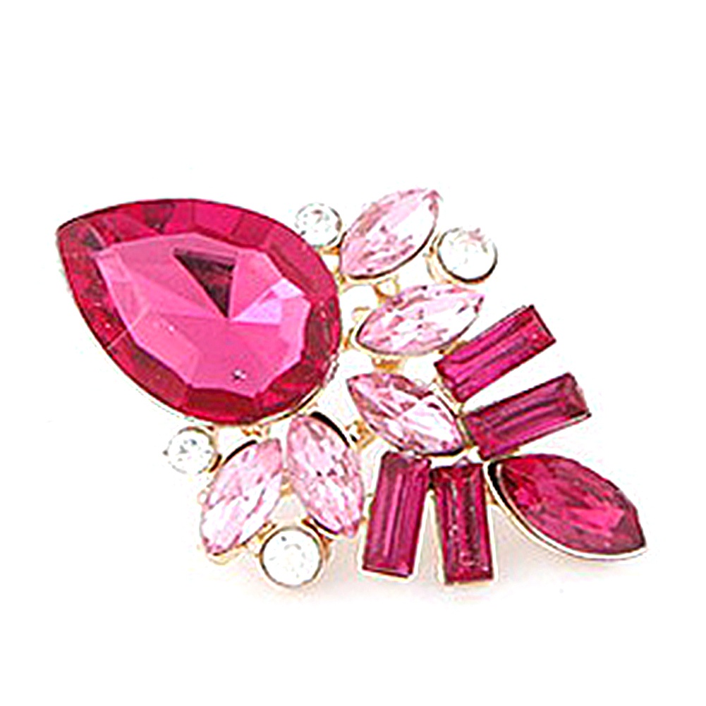 Cặp khuyên tai đính đá quý nhân tạo hình giọt nước sang trọng dành cho nữ