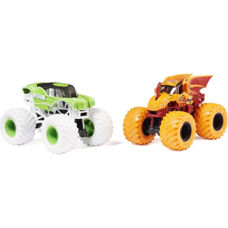 Đồ chơi xe sưu tập monster jam - hộp 2 xe fullbox - ảnh sản phẩm 4