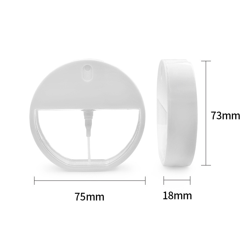 Chai Rỗng Mini Trong Suốt Dạng Tròn Dùng Đựng Nước Hoa/Nước Hoa