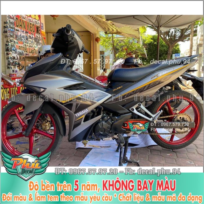 Tem rời Exciter 150 Mx xám (H) -1
