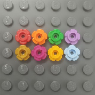 Đồ chơi lắp ráp plate, round 1 x 1 with flower edge