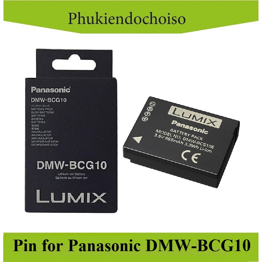 Bộ pin sạc thay thế for Panasonic DMW-BCG10