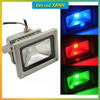 Đèn Pha Led đơn màu 10-20W  trắng, vàng, xanh dương, đỏ...Đèn pha trang trí sân vườn, Cây cối, biển quảng cáo.