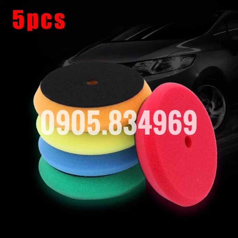 Bộ 5 phớt đánh bóng 3 inch cao cấp
